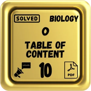 Class 10 Biology Notes Chapter 1 (Table of Content) FBISE/BISE