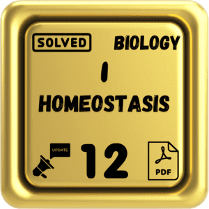 Class 12 Biology Notes Chapter 1 (Homeostasis) Punjab Board