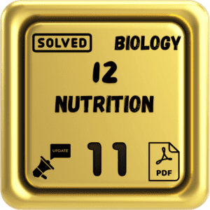 Class 11 Biology Notes Chapter 12 (Nutrition) Punjab Board