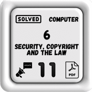 Class 9 Computer Notes Chapter 6 (Security, Copyright, and the Law) Punjab Board