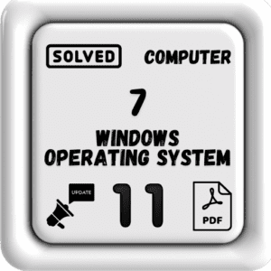 Class 9 Computer Notes Chapter 7 (Windows Operating System) Punjab Board