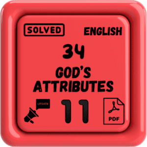 Class 11 English Notes Chapter 34 (God’s Attributes) Punjab Board