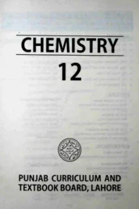 Chemistry TextBooks For Class 12 Punjab Board (2024-2025)