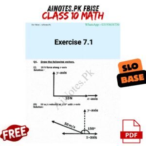 Math Chapter 7 CLASS 10 Fbise